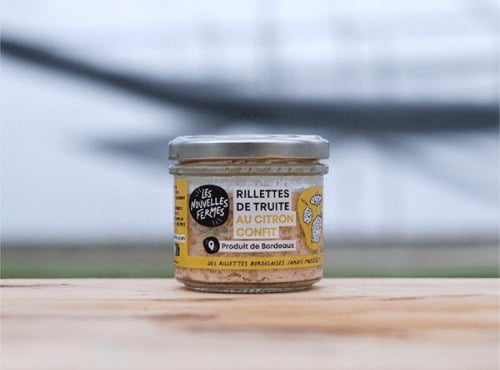 Les Nouvelles Fermes - Rillettes de truite au citron 12x90g