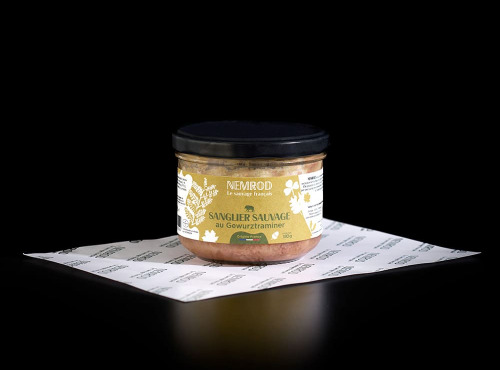 Nemrod - Terrine de Sanglier au Gewurztraminer - 12x180g