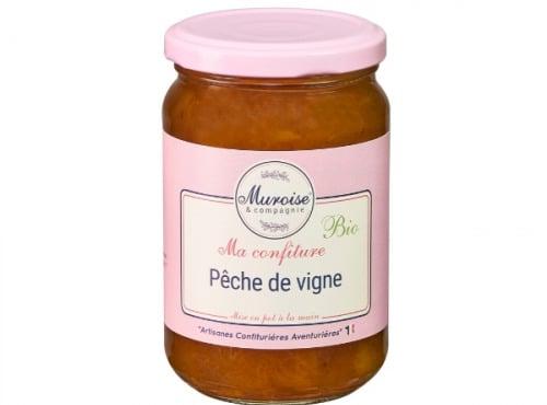 Muroise et Compagnie - Confiture de Pêche de Vigne Bio - 350 gr