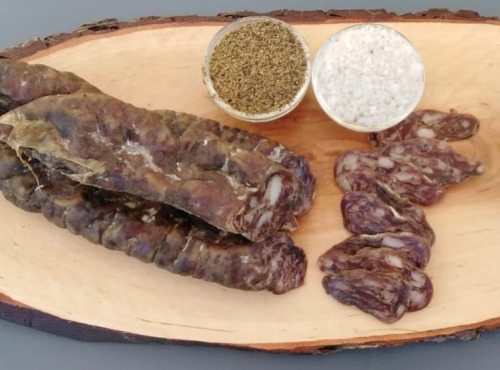 Mas de Monille - Saucisse sèche de foie 200g - Porc noir gascon