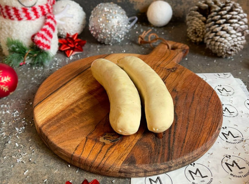 Maison Lascours - Boudin Blanc au Foie Gras - 300g