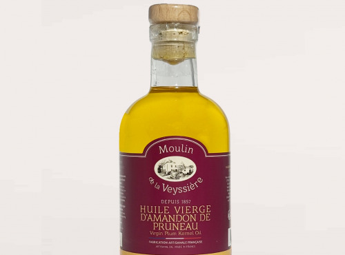 Moulin de la Veyssière - Huile Vierge d'Amandon de Pruneau - 20 cl