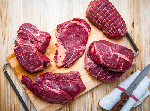La Ferme d'Auzannes - Colis DEGUSTATION 5 Kg Boeuf Charolais (steaks, rôti...)