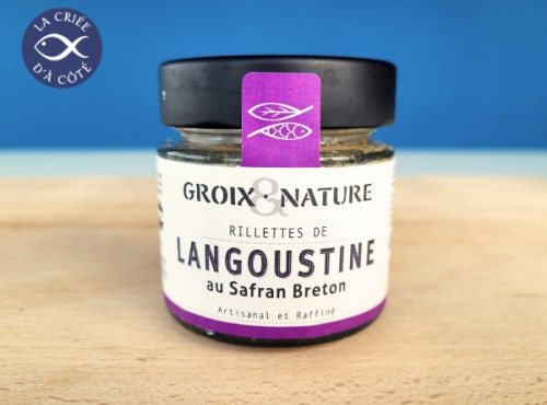 La Criée d'à Côté - Rillettes de Langoustine au Safran Breton - Groix & Nature - 100g