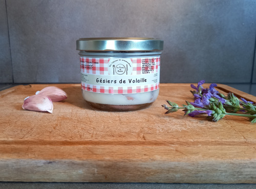 La ferme de Rustan - Gésiers de volaille confits Label Rouge 360g
