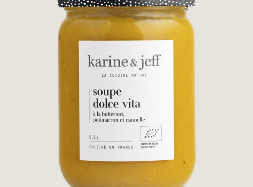 Karine & Jeff - Soupe Dolce Vita - à la butternut, potimarron et cannelle