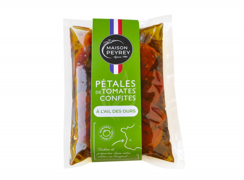 Maison Peyrey - Pétales de Tomates® Confites - à l’Ail des Ours - 150 g