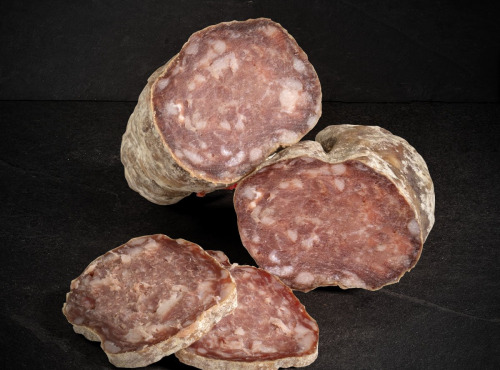 Les Affineurs des Volcans - Saucisson Sec Artisanale du Cantal Pur Porc Français Maison Pallut