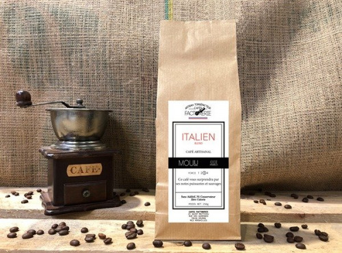 Cafés Factorerie - Café Blend Italien MOULU - 250g