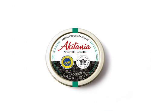 Akitania, Caviar d'Aquitaine - Lot de 10 boites de IGP Caviar d'Aquitaine Nouvelle Récolte 10G