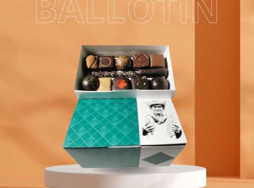 Chaloin Chocolats - Ballotin assortiment de chocolat 500gr