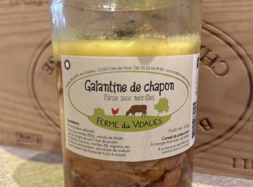 Ferme du Vidalies - Galantine aux morilles 650g