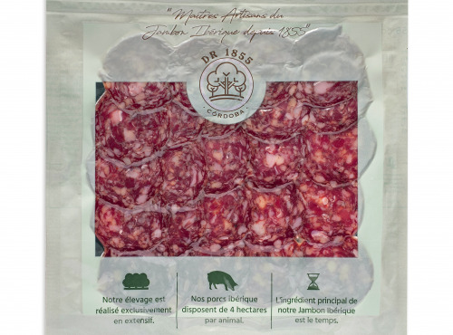L’Oliveraie du Coudon - SAUCISSON DE BELLOTA 100% IBERIQUE ( PATANEGRA ) BLISTER 100GR