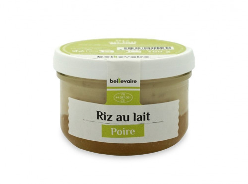 BEILLEVAIRE - riz au lait poire