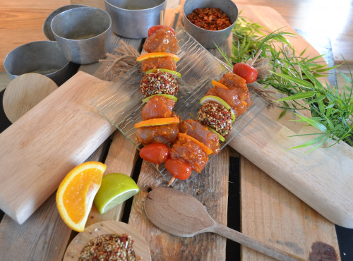 Terre de Gallie - Brochettes de Faisan Gimgembre Orange X 5 unités