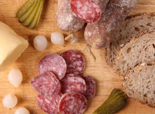 La Ferme du Louvier - Saucisson sec nature 200g