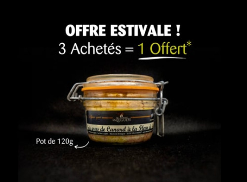 La Ferme du Luguen - Offre Estival Foie Gras de Canard en Conserve 120gr