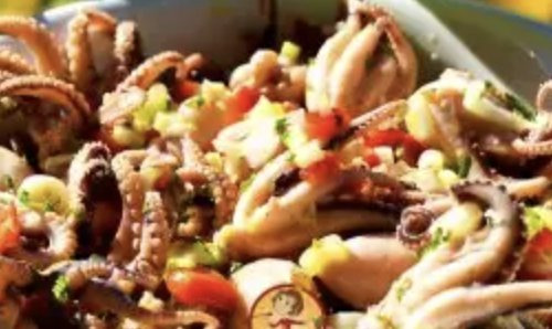 L’Oliveraie du Coudon - [Précommande] SALADE DE PETITS POULPES 21CL - Net  160g / brut 310g