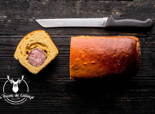 LA FERME DE COLLONGE - Saucisson brioché - 1kg
