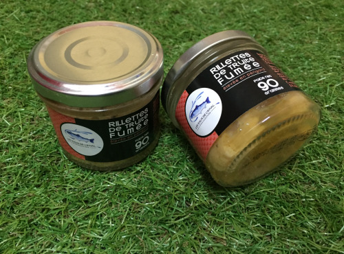 Pisciculture des eaux de l'Inval - Rillettes De Truite Fumée 90 Gr
