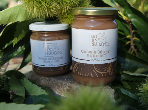 L'Art des Châtaignes - Confiture De Châtaignes Allégée En Sucre - Nature - 320g