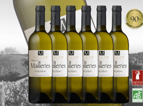 Vignobles Fabien Castaing - M Blanc sec Château Les Mailleries 6x75cl