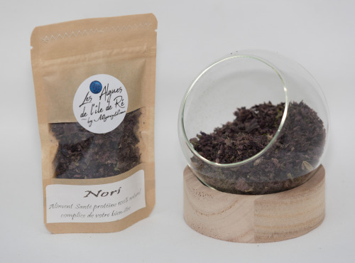 Les Algues de l'Île de Ré - Nori - 10g - Paillettes Mono Variété