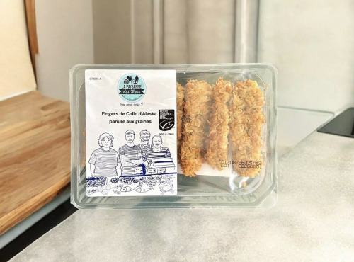 La Paysanne des Mers - Fingers de Colin d'Alaska MSC Panure aux Graines - 175g