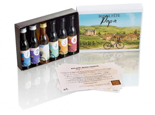 Les Oenocalendriers - Coffret Cadeau de Dégustation 100% Vins Bio Français - La balade Œnologique
