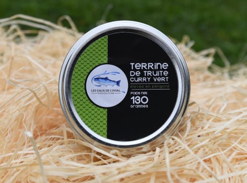 Pisciculture des eaux de l'Inval - 6 Terrines de Truite Curry - 130 gr