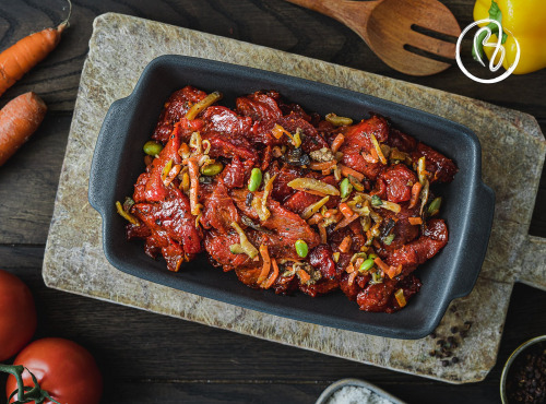 Maison BAYLE - Champions du Monde de boucherie 2016 - Emincé de bœuf Tex-Mex - Fin gras du Mézenc - 3 x 400g