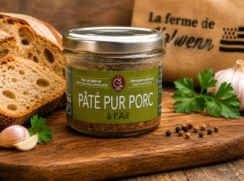 La ferme de Nolwenn - Pâté à l’ail 90g