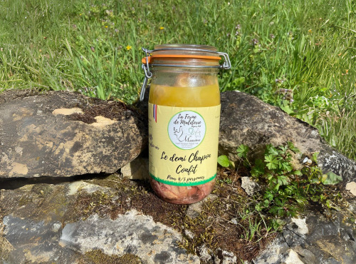 Famille Mille - Le Maraudeur - Ferme de Maleterre - Bocal d'un demi chapon confit