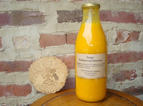 Ferme de Cernunnos - Soupe potimarron et saucisse de morteau - 1L