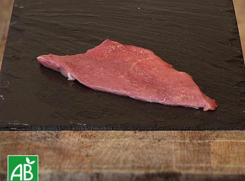 Nature viande - Colis bœuf & veau limousin BIO  : Steaks de bœuf extra 1kg / escalopes de veau 1kg