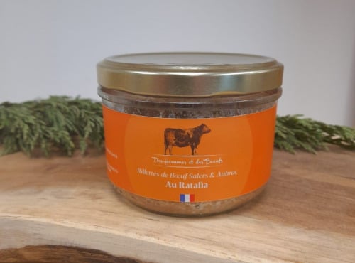 Des Hommes et des Boeufs - Rillettes de boeuf Salers/Aubrac au Ratafia