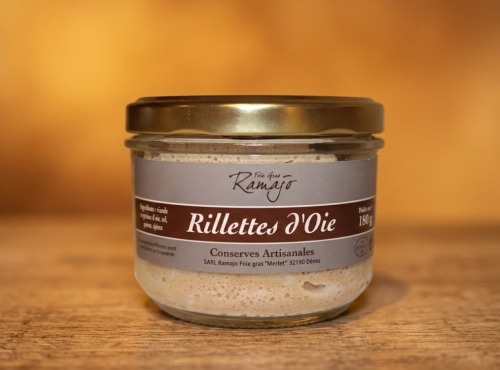 Maison Ramajo - Rillettes d'oie à l'ancienne effilochées à la main 180g