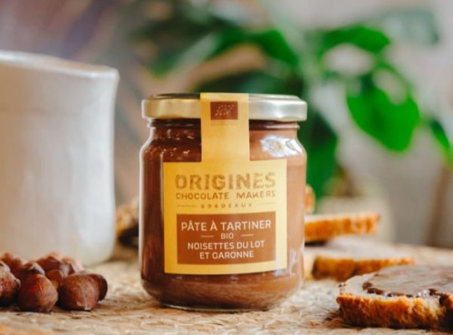 Chocolaterie Origines - Pâte à tartiner BIO 190g