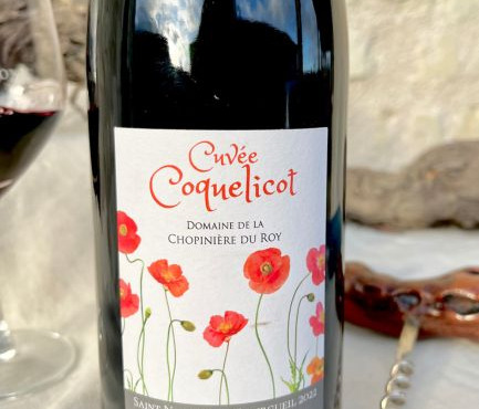 Domaine de la Chopinière du Roy - Vin rouge Saint Nicolas de Bourgueil - Cuvée coquelicot 2022 - 6x75cl