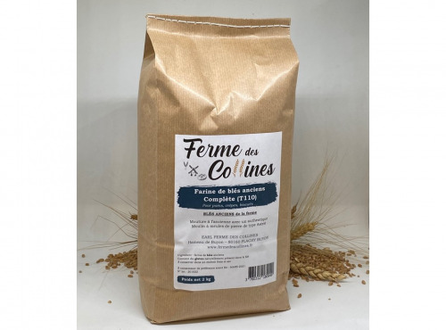 La Ferme des Collines - Farine Complète Blés Anciens 2kg