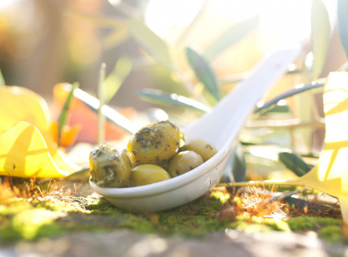 L’Oliveraie du Coudon - Olives vertes ail et persil 250g