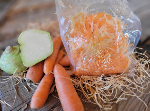Les Jardins de Gérard - Râpée de carotte et de chou rave sous-vide 250g