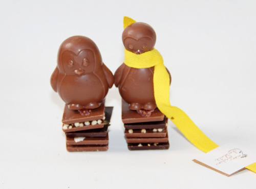 Mon jardin chocolaté - Pingouins de Pâques Chocolat Au Lait