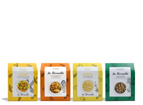 La Brouette - Pour 8 Pers. - Curry Doux + Chou Chinois + Ecrasé De Pomme De Terre + Lentilles Vertes