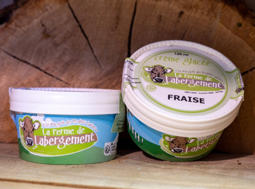 La Ferme de Labergement - Crème glacée 120 ml lot de 12 pots - découverte