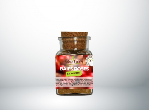 Adal Terra - Epices - Baies Roses Bio (en poudre) 60G