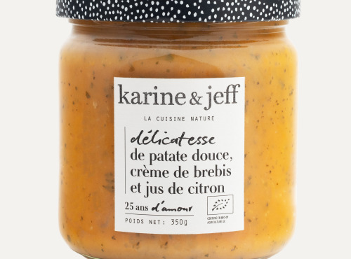 Karine & Jeff - Délicatesse de patate douce, crème de brebis et jus de citron