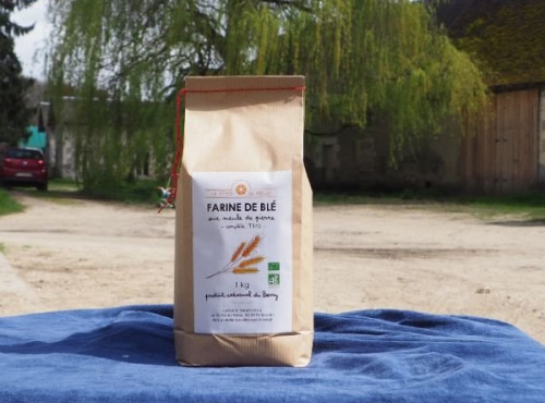 La Ferme du Relais - Farine de Blé BIO - Complète T110 12 x 1 kg