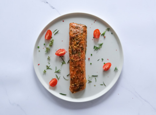 Etablissements JC David - Pavé de Saumon fumé et roti aux épices de Provence 120g