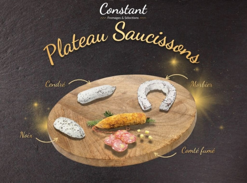 Constant Fromages & Sélections - Plateau Saucissons - 4 Variétés